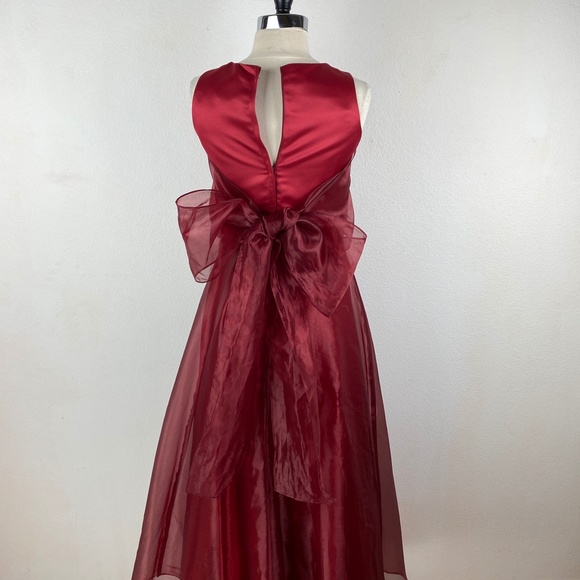 VTG Fashion 1001 Nights Maxi Prom Dress Evening Formal Bridesmaid Small (vtg 14) - Picture 7 of 12